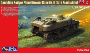 Gecko Models 35GM0086 - 1:35 RAM Badger Flamethrower Mk. II Late Production