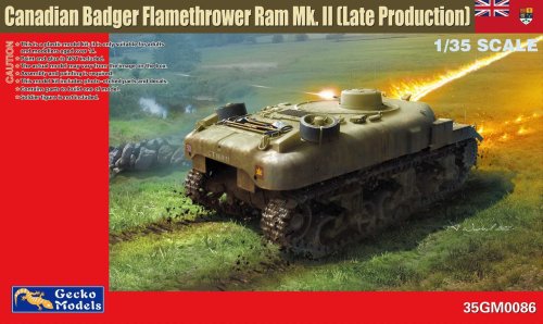 Go to product Gecko Models 35GM0086 - 1:35 RAM Badger Flamethrower Mk. II Late Production
