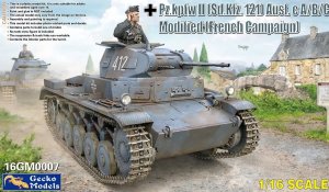Gecko Models 16GM0007 - 1:16 Pz.Kpfw.II Sd.Kfz. 121 Ausf. C A/B/C Modified French Campaign