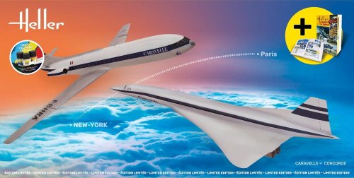 Go to product Heller 52333 - 1:100 Caravelle + Concorde - model set