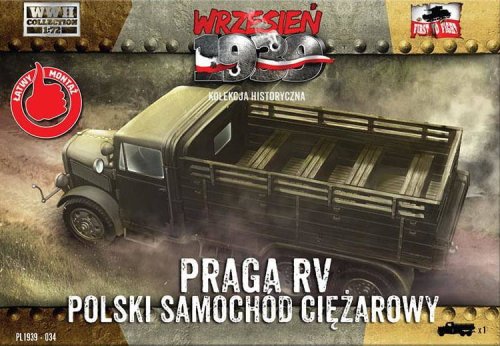 Go to product First To Fight 034 - September 1939 - 1:72 Praga RV Polish army truck - magazine with a model kit