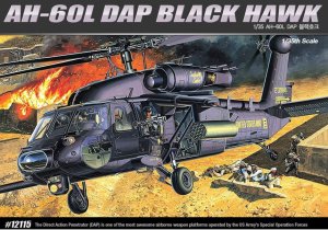 ACADEMY 12115 - 1:35 AH-60L DAP Black Hawk