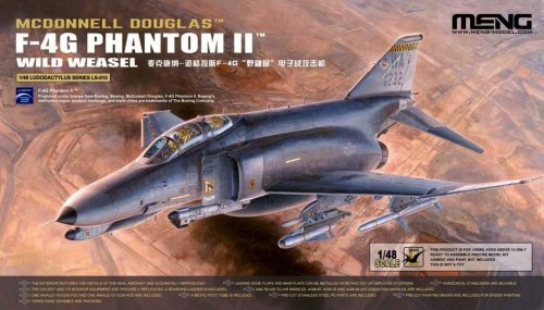 Go to product Meng Model LS015 - 1:48 McDonnel Douglas F-4G Phantom II Wild Weasel