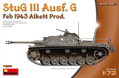 Go to product Miniart 72101 - 1:72 StuG III Ausf. G Feb 1943 Alkett Prod
