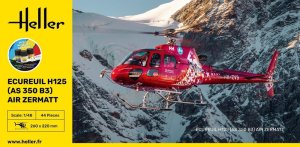 Heller 56490- 1:48 Ecureuil H125 AS 350 B3 Air Zermatt model set