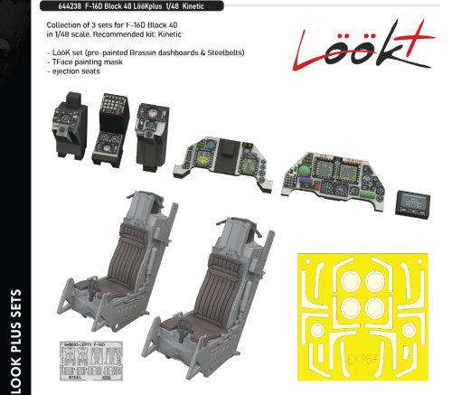 Go to product Eduard 644238 - 1:48 F-16D Block 40 LööKplus