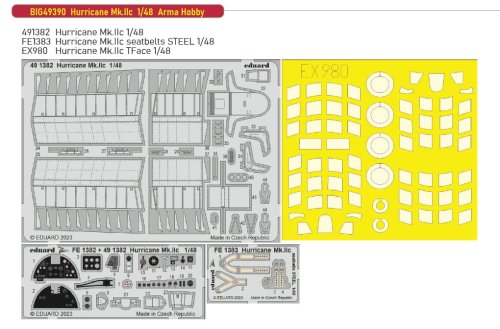 Go to product Eduard BIG49390 - 1:48 Hurricane Mk.IIc