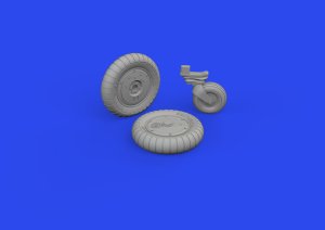 Eduard 672348 - 1:72 Bf 109G-5/G-6 wheels Print 3D