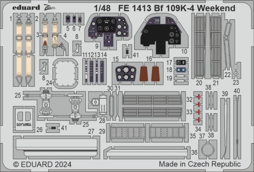 Go to product Eduard FE1413 - 1:48 Bf 109K-4 Weekend