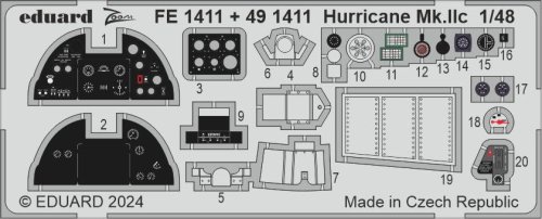 Go to product Eduard FE1411 - 1:48 Hurricane Mk.IIc
