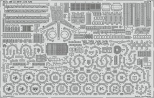 Eduard 53303 - 1:350 USS Iowa BB-61 part 2