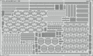 Eduard 53302 - 1:350 USS Iowa BB-61 part 1