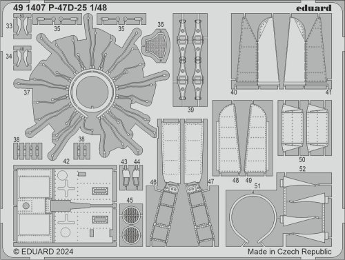 Go to product Eduard 491407 - 1:48 P-47D-25