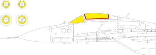 Go to product Eduard CX657 - 1:72 MiG-29 9-19 SMT