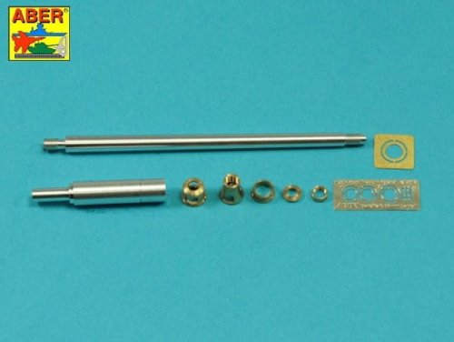 Go to product Aber 35L-008n - 1:35 88mm KwK 43/3 L/71 metal gun barrel for Tiger B Serien-Turm Late tank