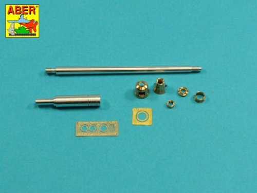 Go to product Aber 35L-015n - 1:35 88mm KwK 43/3 L/71 metal gun barrel for King Tiger with Porsche turret /Jagdpanther middle production variant