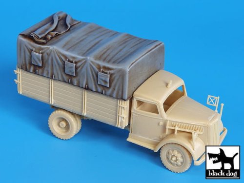 Go to product BLACK DOG T72019 - 1:72 Canvas for Opel Blitz