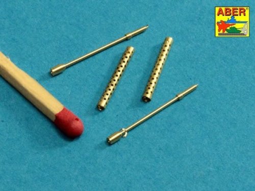 Go to product Aber 35L-062 - 1:35 2 metal gun barrels for Browning M-1919 A4 machine gun