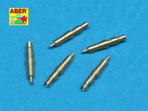 Go to product Aber 35L-083 - 1:35 5 metal gun barrel tips for German MG 34 machine gun, tank variant