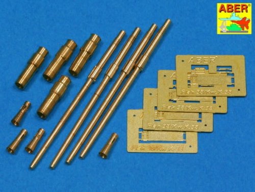 Go to product Aber 35L-087 - 1:35 4x 2cm L/65 metal gun barrela for Flakvierling 38 a/a gun