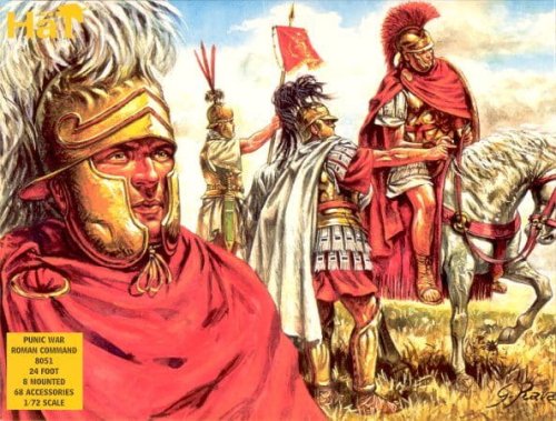 Go to product HAT 8051 - 1:72 Punic War Roman Command