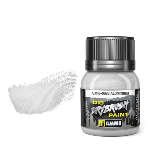 Go to product Ammo Mig 0628 - Dio Drybrush Aluminium 40 ml