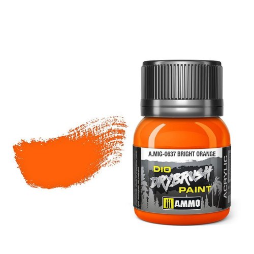 Go to product Ammo Mig 0637 - Dio Drybrush Bright Orange 40 ml