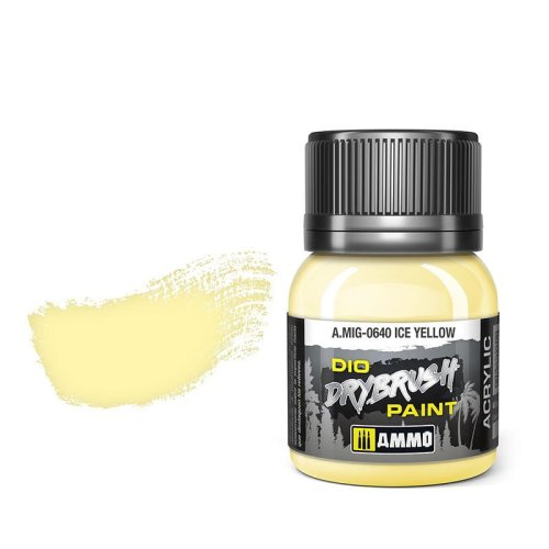 Go to product Ammo Mig 0640 - Dio Drybrush Ice Yellow 40 ml
