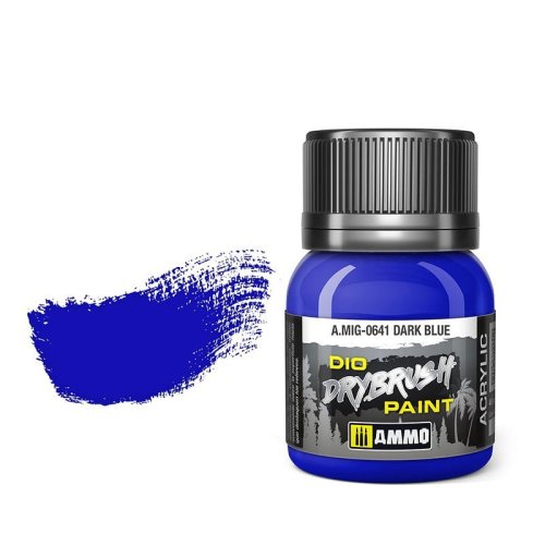 Go to product Ammo Mig 0641 - Dio Drybrush Dark Blue 40 ml