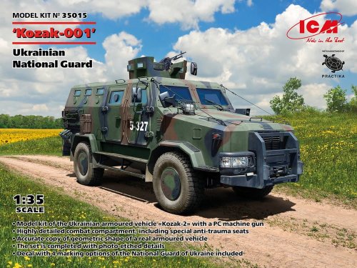 Go to product ICM 35015 - 1:35 Kozak-001 Ukrainian National Guard