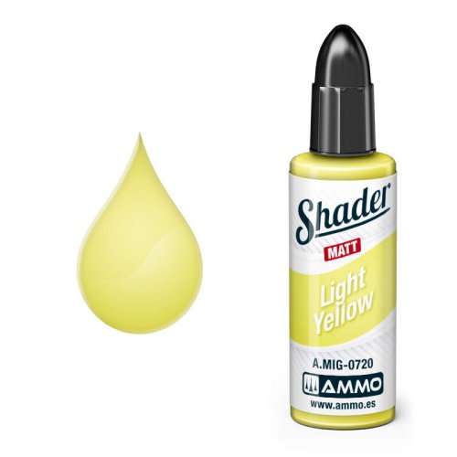 Go to product Ammo Mig 0720 - Matt Shader Light Yellow 10 ml