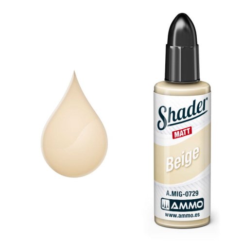 Go to product Ammo Mig 0729 - Matt Shader Beige 10 ml