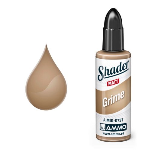 Go to product Ammo Mig 0737 - Matt Shader Grime -  10 ml