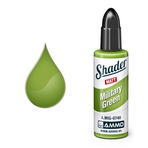 Go to product Ammo Mig 0740 - Matt Shader Military Green -  10 ml