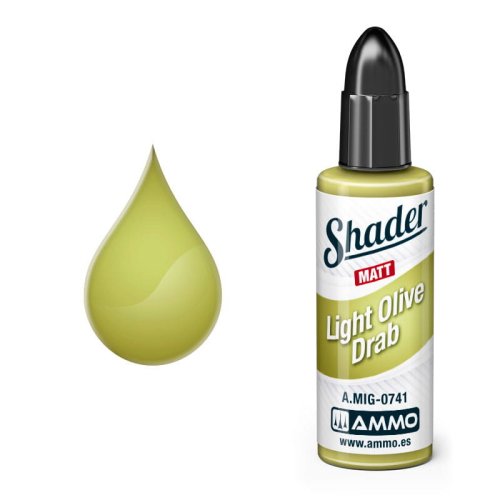 Go to product Ammo Mig 0741 - Matt Shader Light Olive Drab 10 ml