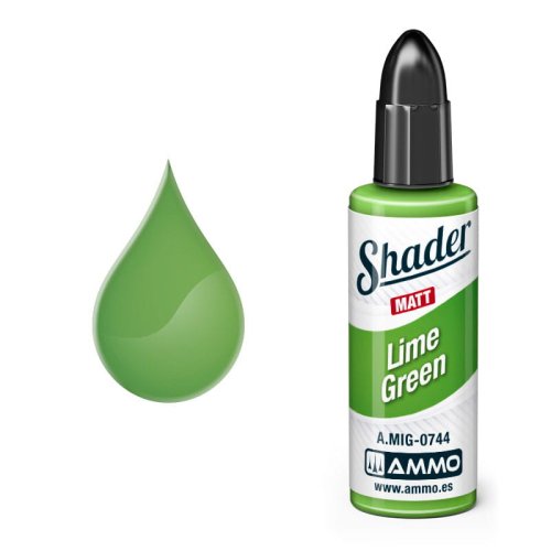 Go to product Ammo Mig 0744 - Matt Shader Lime Green 10 ml