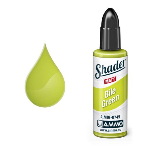 Go to product Ammo Mig 0745 - Matt Shader Bile Green 10 ml