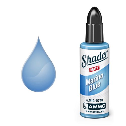 Go to product Ammo Mig 0748 - Matt Shader Marine Blue 10 ml
