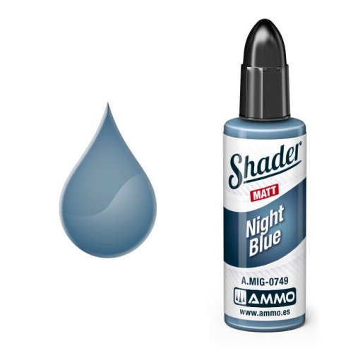 Go to product Ammo Mig 0749 - Matt Shader Night Blue 10 ml