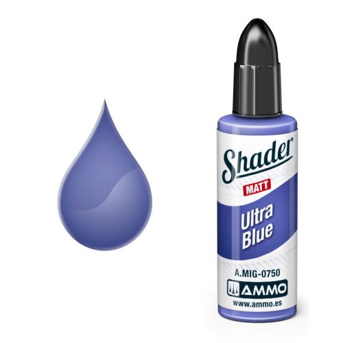 Go to product Ammo Mig 0750 - Matt Shader Ultra Blue 10 ml