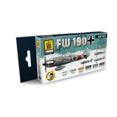 Go to product Ammo Mig 7257 - Fw-190 paint set