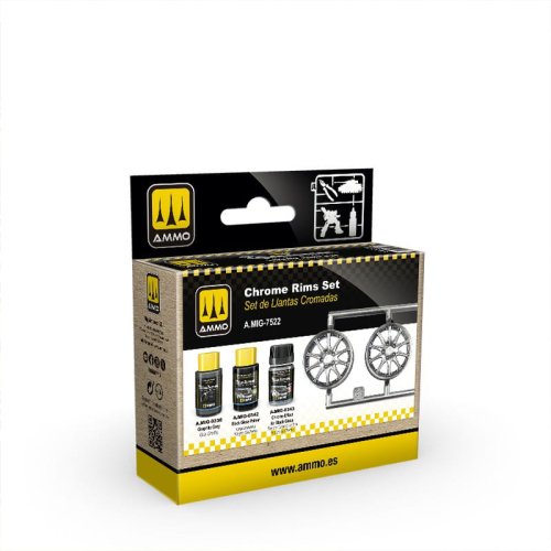 Go to product Ammo Mig 7522 - Cobra Motor Paints Rims Set