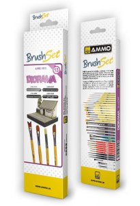 Ammo Mig 7613 - Dioramas Brushes Set