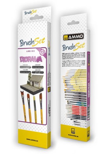 Go to product Ammo Mig 7613 - Dioramas Brushes Set
