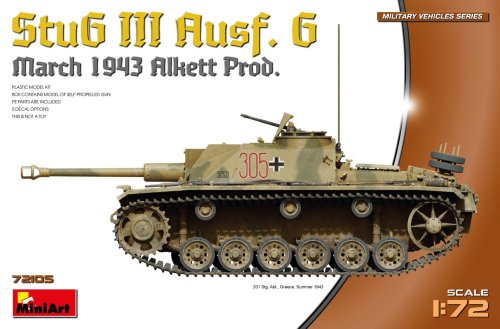 Go to product Miniart 72105 - 1:72 StuG III Ausf. G March 1943 Alkett Prod
