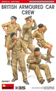 Miniart 35387 - 1:35 British Armoured Car Crew Special Edition