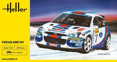 Go to product Heller 80196 - 1:43 Ford Focus WRC 01