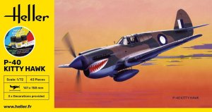 Heller 56266 - 1:72 P-40 Kitty Hawk model set
