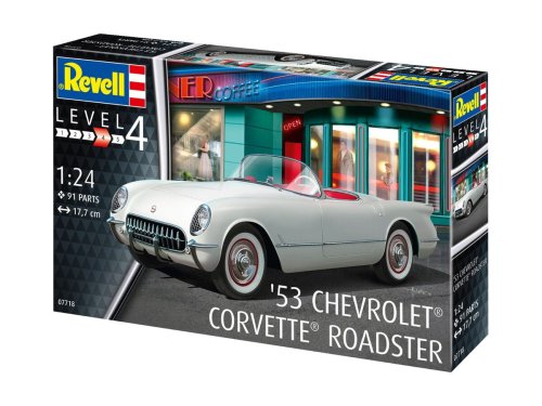 Go to product Revell 07718 - 1:24 Chevrolet Corvette Roadster 1953