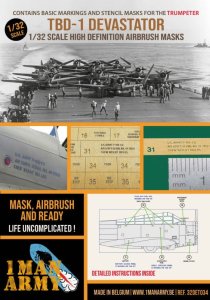 1 Man Army 32DET034 - 1:32 TBD-1 Devastator - Trumpeter